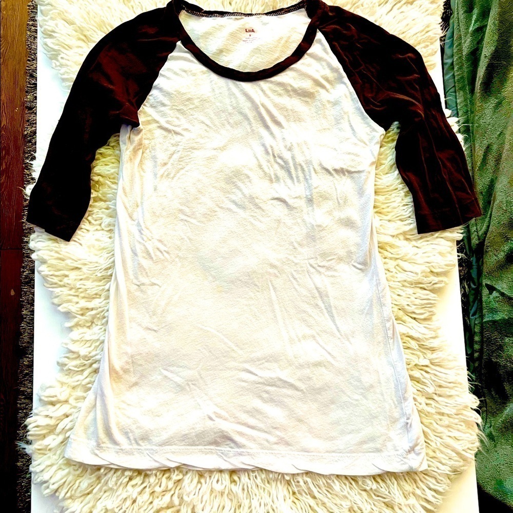 LNA Los Angeles๐ Brown & White Baseball T-Shirt Sz S ๐ธ๐ - Picture 2 of 8